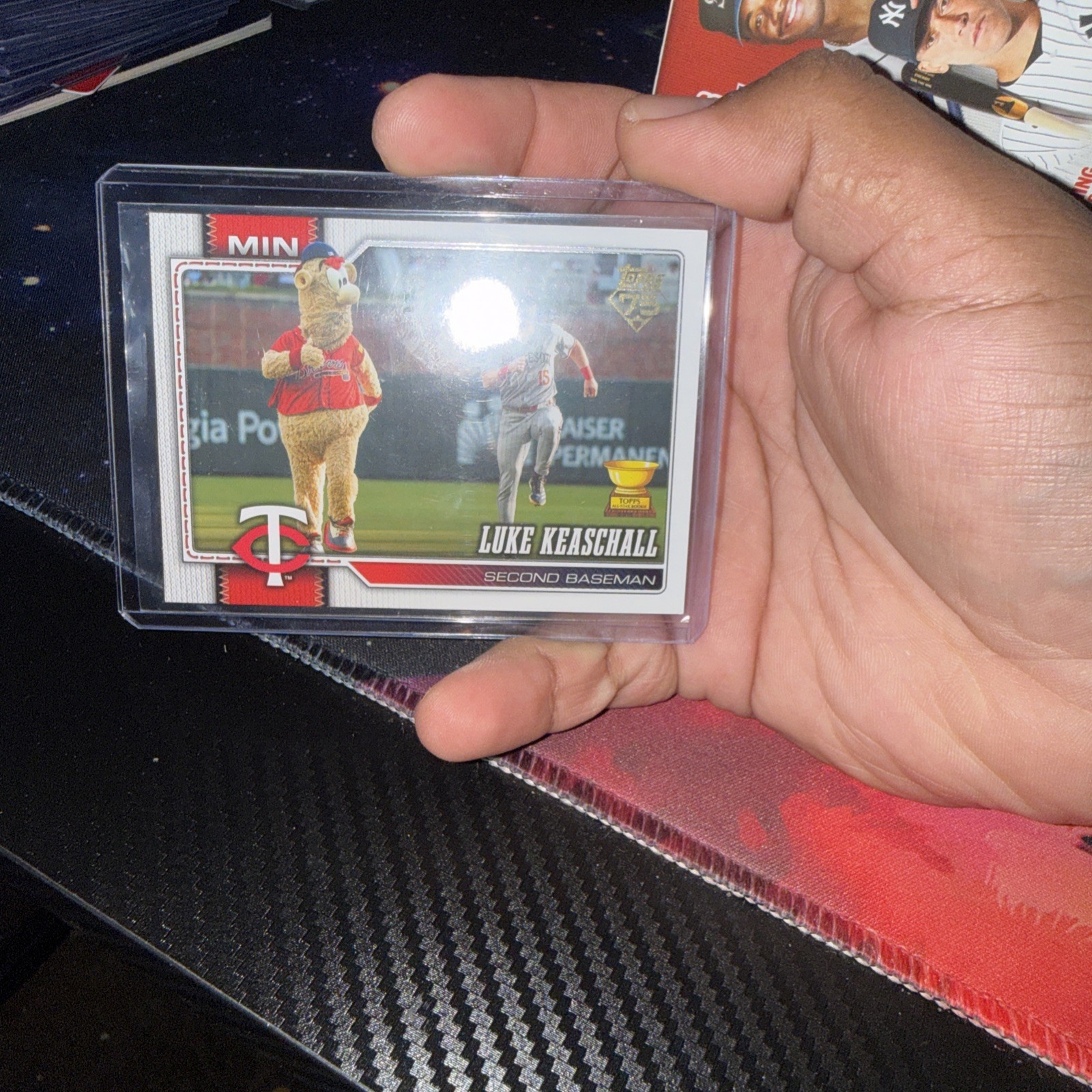 2026 Topps Series 1 Luke Keaschall Twins #3 Golden Mirror Rookie