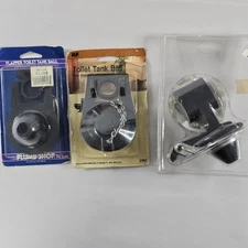 Lot Of 3 New Toilet Tank Ball Flappers Plumbers Special Toilet Parts NOS READ⬇