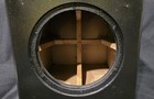 10" Subwoofer Custom.  1 Cf Enclosure 1.5" 9.25 " Cutout  With Recess — photo 9