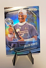 2025 Panini Prizm Jalen Hurts Green Shimmer #228 card