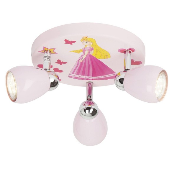 Brilliant Lampe Princess Led Spotrondell 3Flg Ros3X LED-PAR51, GU10, 3W Led-Refl-image