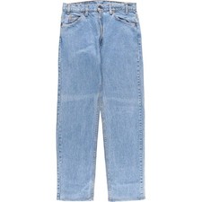 Vintage 90'S Levi's 40505-0214 Orange Tab Tapered Denim Pants Made in USA Me...