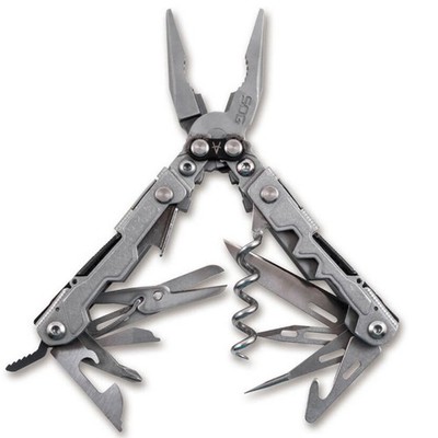 SOG PowerLitre Multitool 17 Funktionen Clip Korkenzieher Schere Hex Bithalter