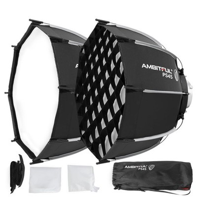 Softbox 18''/45cm Bowens Mount Parabolic Softbox Quick Release