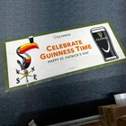 Guinness St Patrick’s Day Beer Banner Toucan Retro Vintage Bar Pub Vinyl Sign