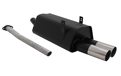 NOVUS SPORTAUSPUFF BMW 3er E36 320 323 Limousine Coupe Touring 2x76 RL-DESIGN