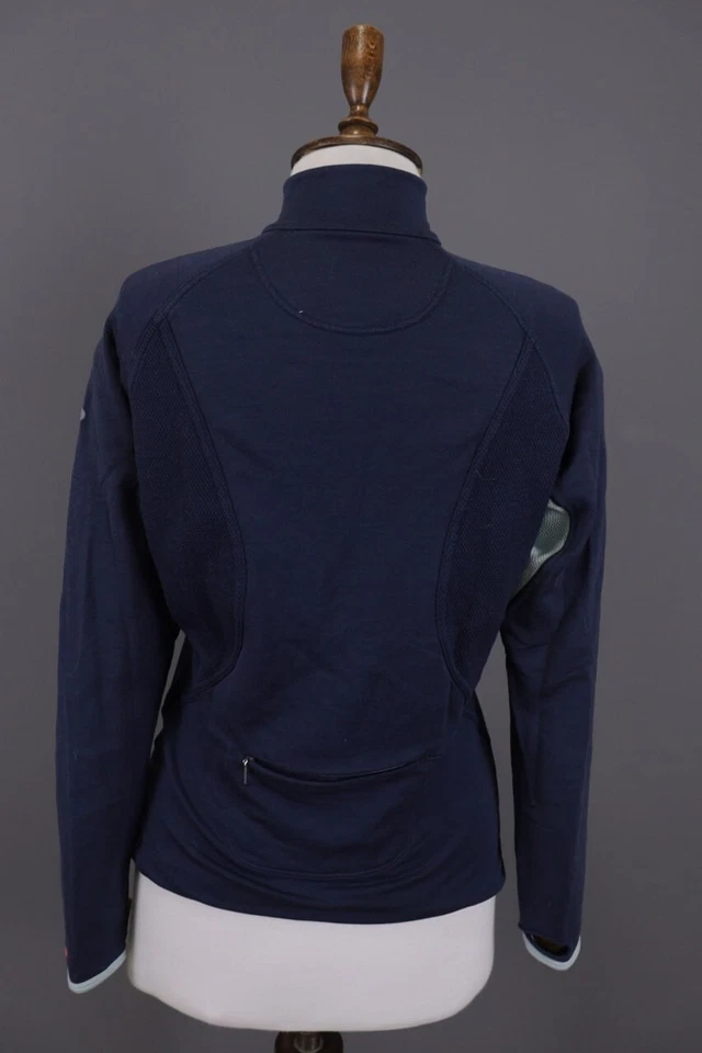 ICEBREAKER GT Peso Medio 260 Azul Lana Merino 1/4 Cremallera Técnica Capa Base Talla M Foto 4 de 4