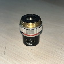 PARCO MICROSCOPE OBJECTIVE LENS 4/0.1, 160/-