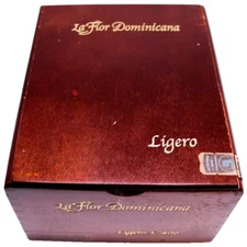 La Flor Dominicana Ligero L-400 Empty Wooden Cigar Box 6.5" x 5.5" x 3.25"