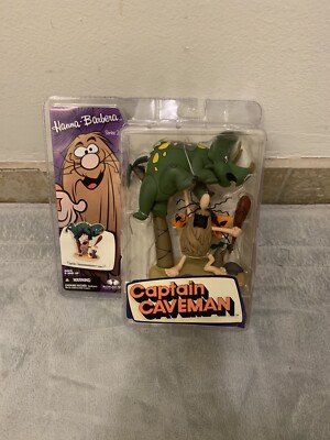 Hanna Barbera figure series Captain Caveman and Dinosaur set by