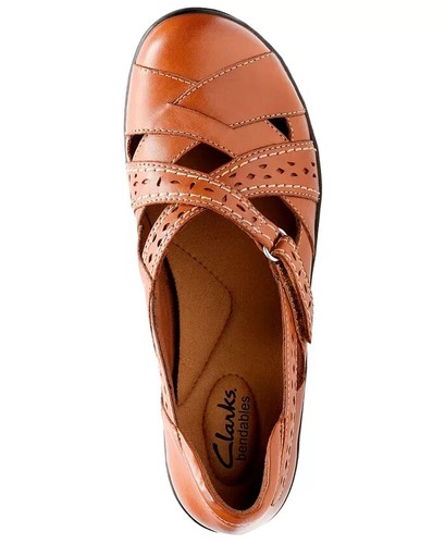 CLARKS Women's Ashland Spin Q Slip-on Loafer, Tan, Size 8.5-M (1164) NEW - Picture 4 of 10