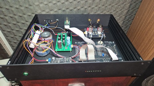 I2S to Analog Discrete R2R DAC, no DSP, no OS, Analog Transformer Balanced OUT - Foto 12 di 13