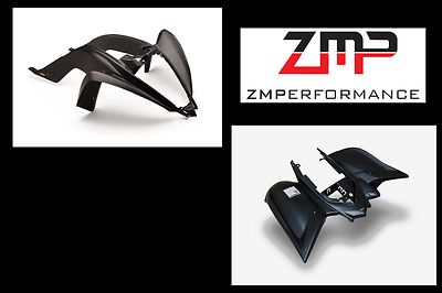 NEW YAMAHA RAPTOR 700 13 - 24 STEALTH BLACK PLASTIC FRONT AND REAR FENDERS