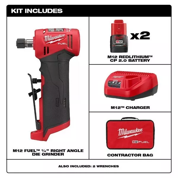 Milwaukee CANADA 12V Li Ion Brushless Cordless 1 4 in. Die Grinder