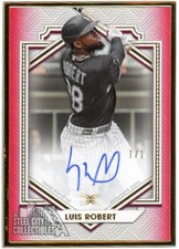 Luis Robert 2022 Topps Definitive Framed Auto Card #DCFA-LR 1/1
