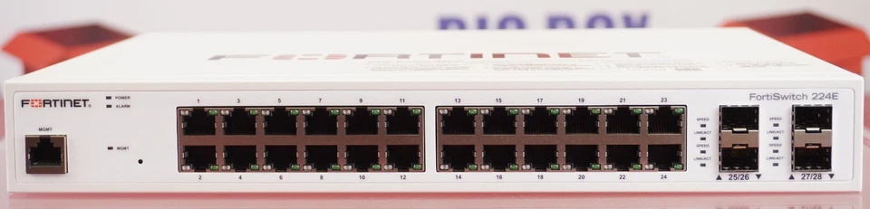 Fortinet FS-224E FortiSwitch 24-Port Managed Ethernet Switch - Image 3 of 4