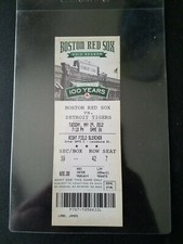 Miguel Cabrera Triple Crown Ticket 5/29/12 Tigers vs Boston Red Sox 100 Years