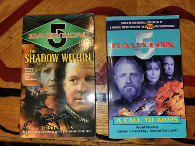 TWO BABYLON 5  books- SHADOW WITHIN --CALL TO ARMS