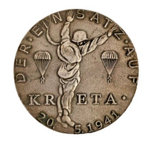 German Army WW2 Paratrooper medal. Large 55mm size medallion.