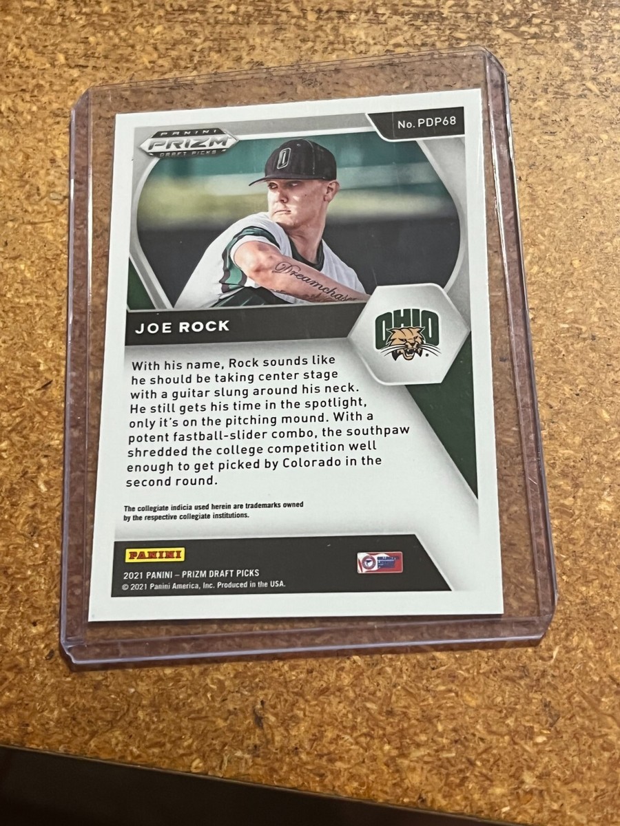 2021 Panini Prizm Baseball Draft Picks # PDP68 Joe Rock | eBay