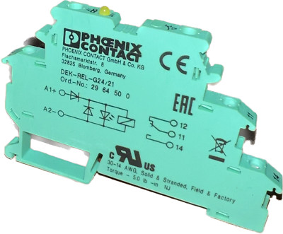 Phoenix Contact 2964500 Relay Terminal DEK-REL-G24/21