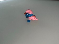 Smurfs - 2.0202 Pink Baby Smurf with Rattle - 1984