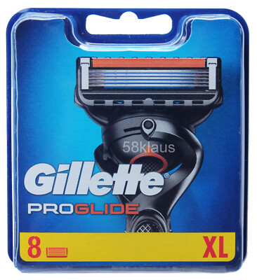 Gillette (Fusion) ProGlide Rasierklingen orange Auswahl von 8 12 16 20 24 32-48