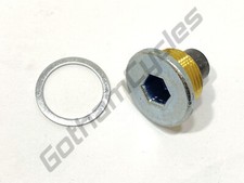 OEM Genuine Ducati 10mm Magnetic Oil Drain Sump Plug Bolt Nut w/ Crush Washer