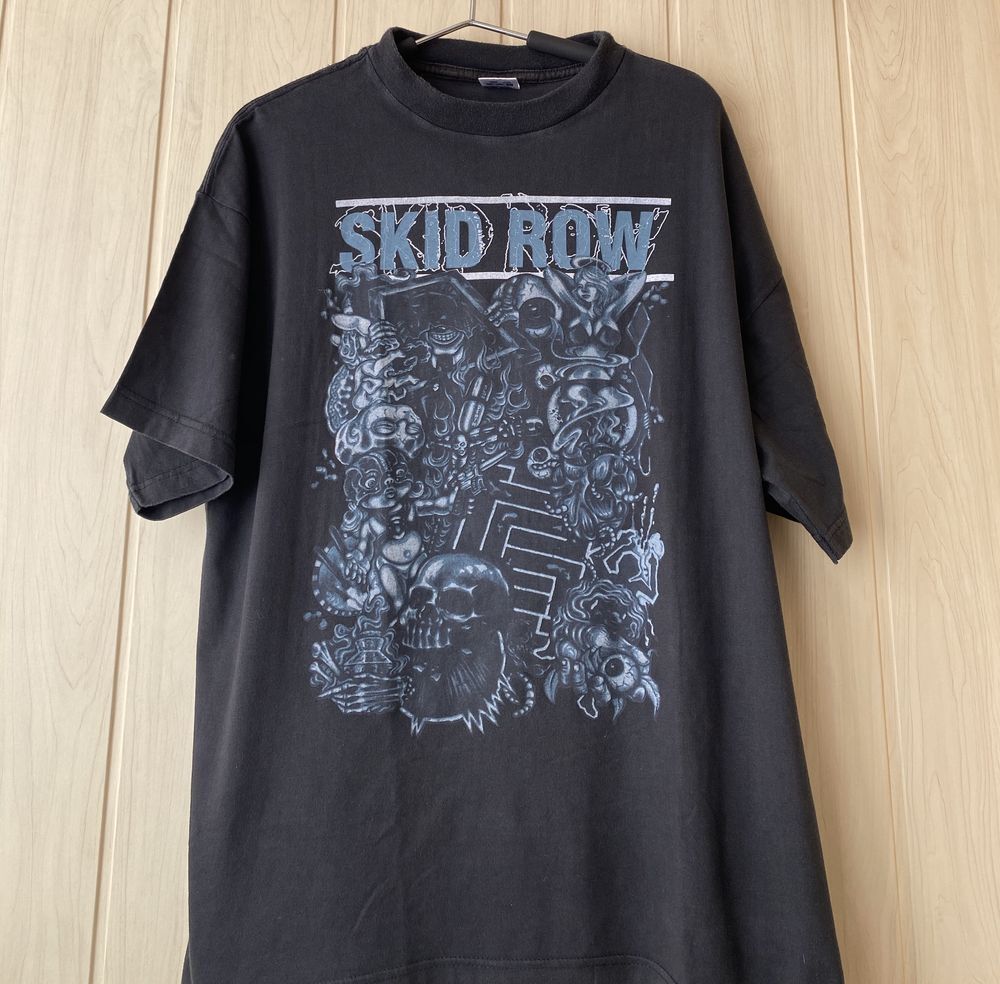 1995 Skid Row Subhuman Race Track t-shirt black tee Unisex NH16681