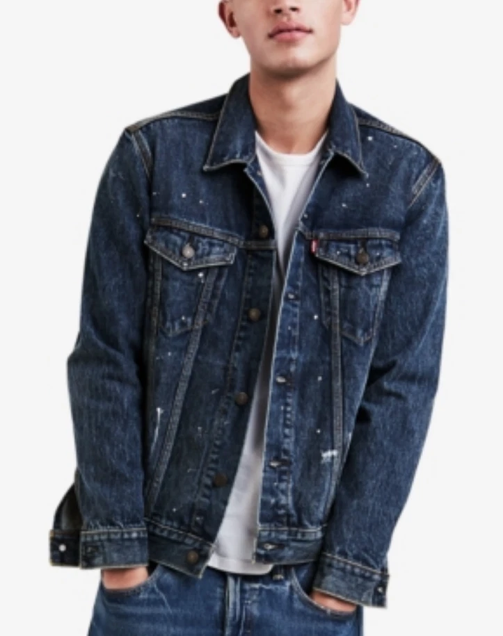 Levi's Mens Denim Trucker Jacket Sz L X3716