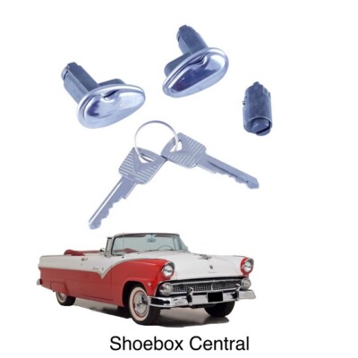1955 1956 Ford Car Door & Ignition Locks Keyed Alike