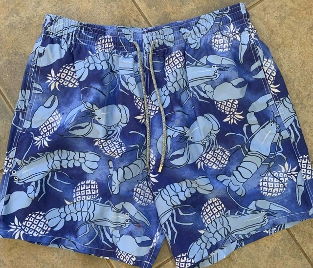 mens lobster swim trunks