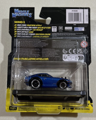 NEW 2022 Muscle Machines 1972 Datsun 240z #28 BLUE VHTF | eBay