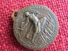 MEDAGLIA IN BRONZO REGIO ESERCITO VENTENNALE DELLA VITTORIA WW1 REGNO D'ITALIA