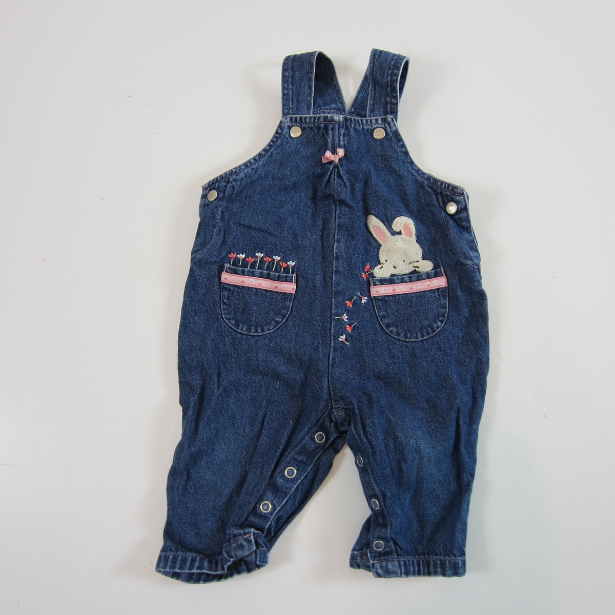 vintage carter's overalls bunny denim 6-9 months | eBay
