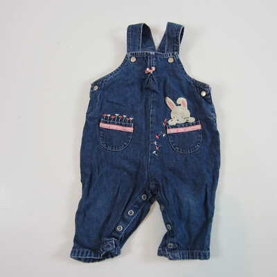 カーターズ　オーバーオール Baby Neutral Stretch Denim Classic Overalls - Dark Wash