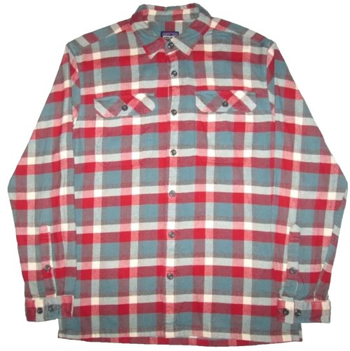 Patagonia Shirt Men's Multicolor Sz M Plaid Checkered Textured