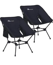 Moon Lence 2 Pack Portable Camping Chairs
