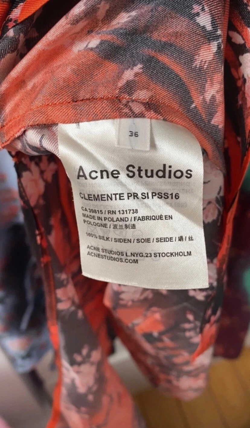 Mini abito floreale Acne Studios