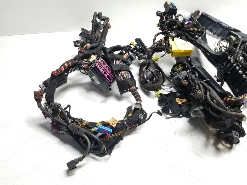 2013 2014 2015 AUDI S4 3.0L TFSI INTERIOR & DASH WIRE HARNESS W/ FUSE BOX OEM - Image 3 of 4