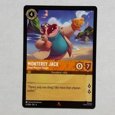 Monterey Jack 13/204 Disney Lorcana Azurite Sea Regular Rare Card NM