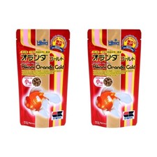 Hikari USA Oranda Gold Pellets Fish Food 3.5 oz, Mini 2 Pack 