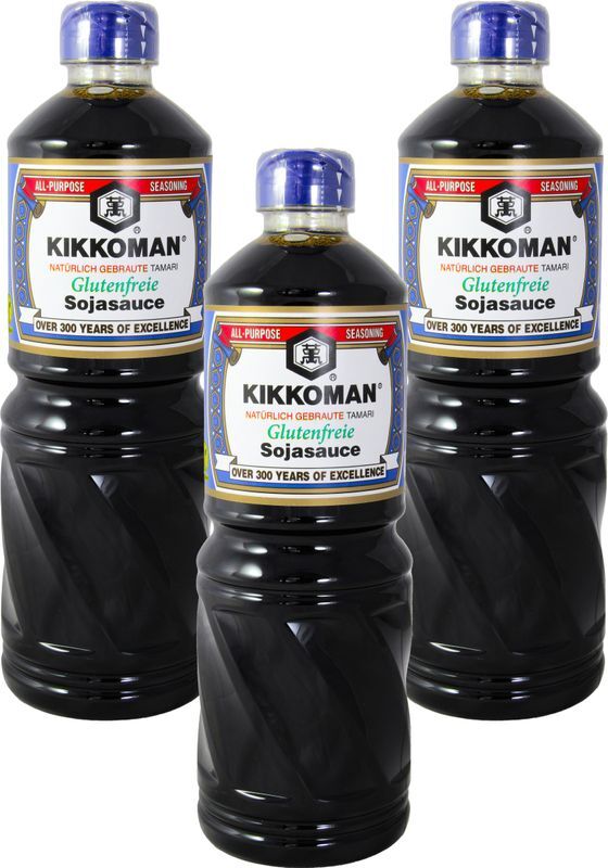 Glutenfreie Sojasauce Tamari 1 Liter | Kikkoman Würzsauce Sojasoße, vegan - Image 4