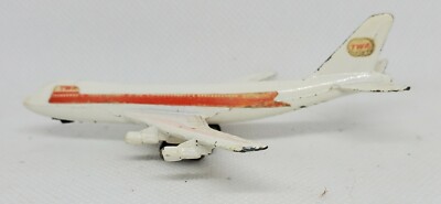 Vintage 1970's ZEE Dyna-Flytes Diecast Airplane TWA Boeing