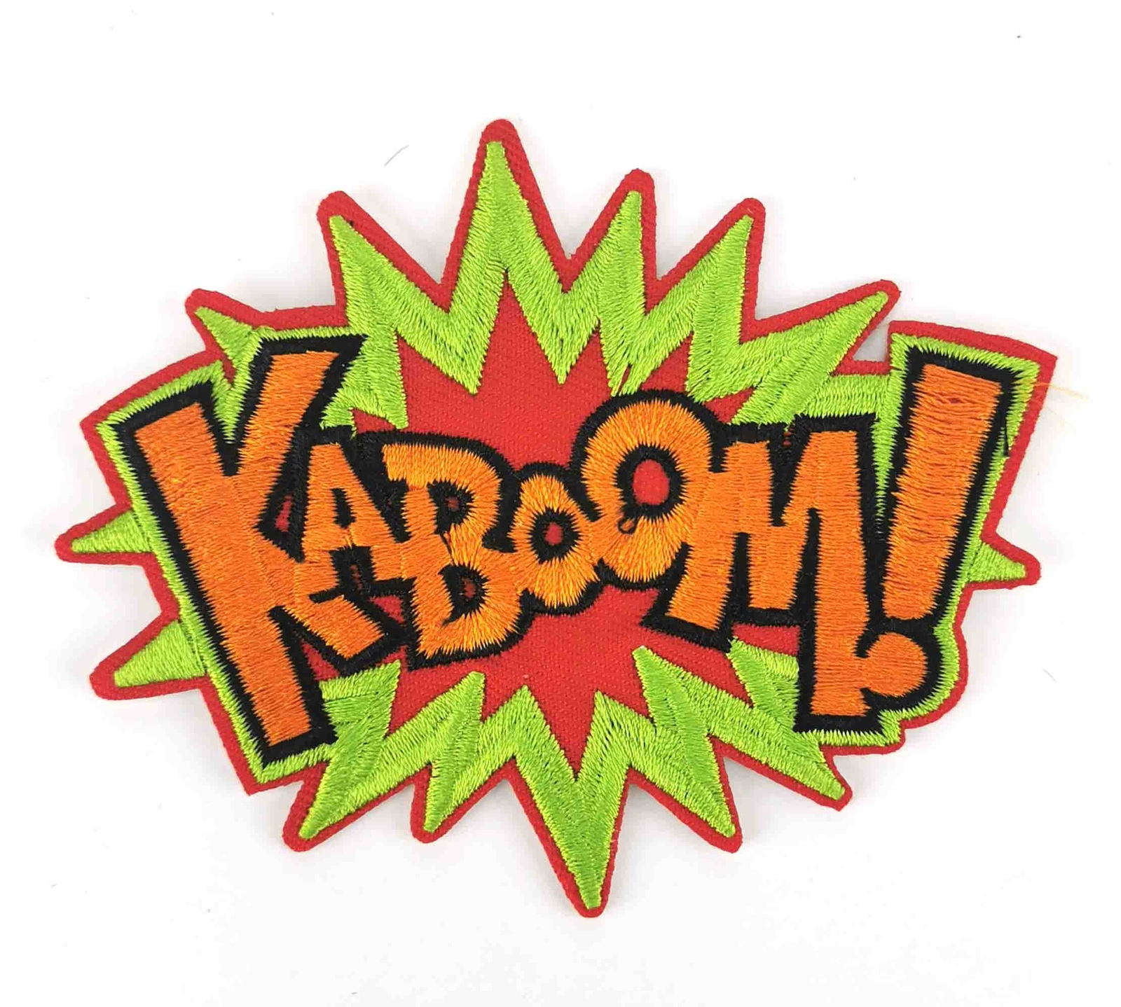 KABOOM Embroidered Iron Sew On Patch Bag Badge Batman X MEN Comic Word ...