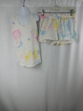 Old Navy Layering Tank Printed Cheer Outfit Spring Tie Dye Girls Size L
