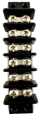KUKLA 602-GP-06 Double Row Terminal Block, 6 Position, new (T)