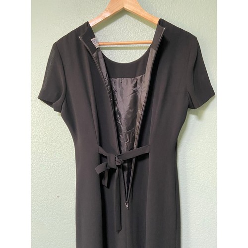 Vintage Jessica Howard Petites Womens Black 90s Y2K Inspired Butterfly Dress 10 - Picture 8 of 9