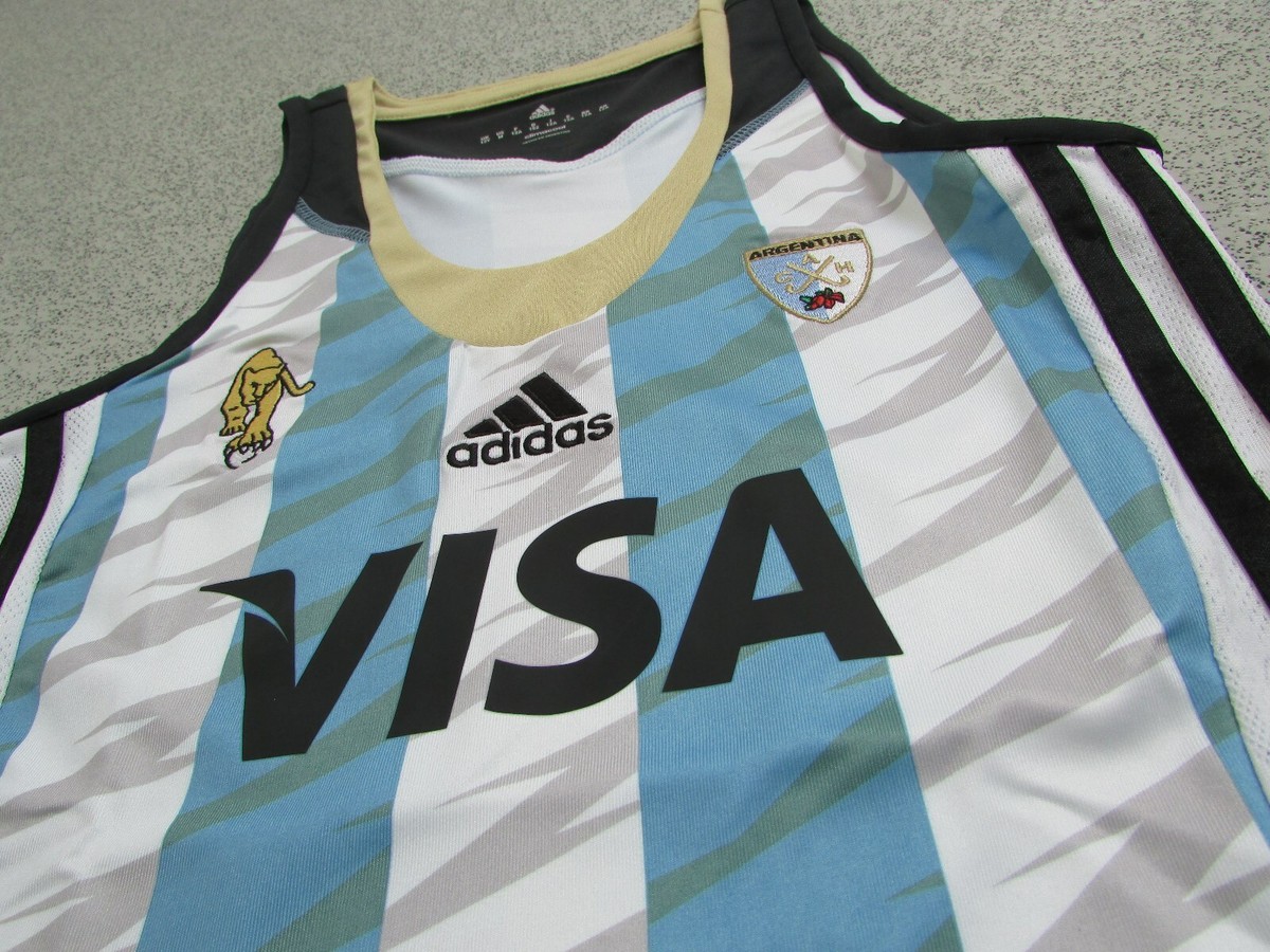 Authentic Adidas Women's Las Leonas Argentina Hockey Away Jersey- Pink UK XS