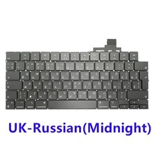 NEW Keyboard UK-Russian For MacBook Air 13" M4 A3240 2025 Year Midnight Blue